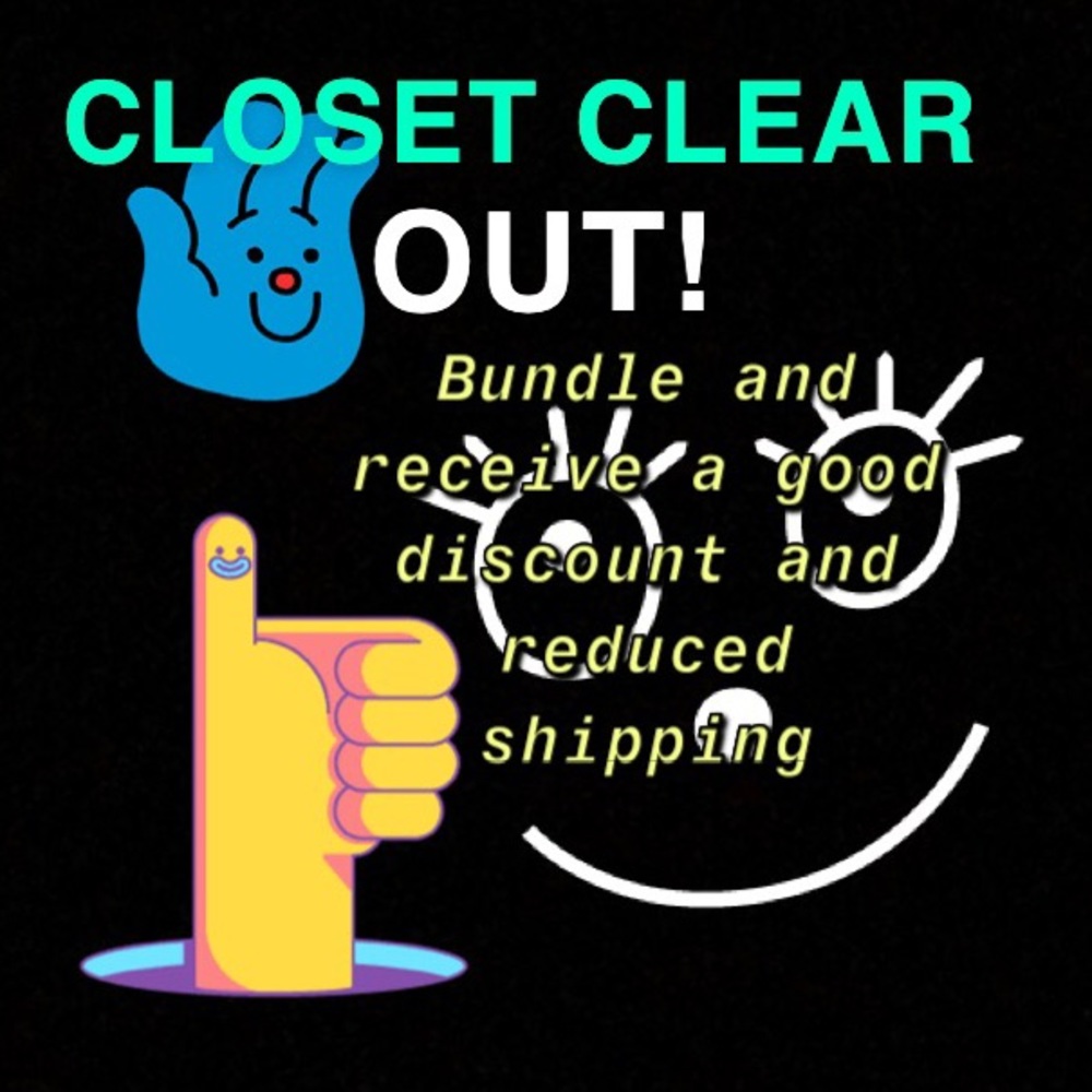 Closet Clear Out Before donating or given away